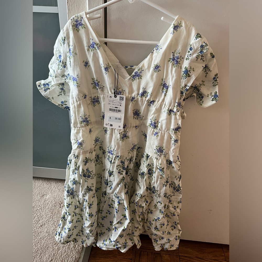 Girls Zara dress, size 11-12. NWT